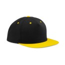 Πεντάφυλλο καπέλο Snapback Beechfield B610c - Black/Yellow