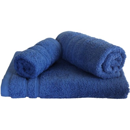 Σετ πετσέτες 3τμχ 500gr/m2 Sena Blue 24home - No Color - 24-sena