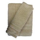 Σετ πετσέτες 2τμχ 500gr/m2 Sena Sand 24home - No Color - 24-sena