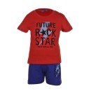 Bodytalk Βρεφικό σετ με t-shirt και σορτσάκι `rock star`