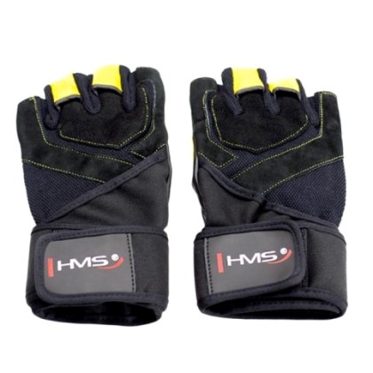 Gym gloves Black / Yellow HMS RST01 r