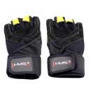 Black / Yellow HMS RST01 gym gloves. XL