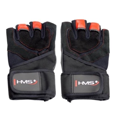 Black / Red HMS RST01 gym gloves. XL