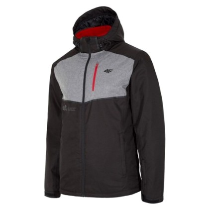 Ski jacket 4f M H4Z18-KUMN003 - black and gray