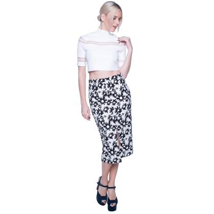 Γυναικεια Φουστα Glamorous - Print Midi Skirt