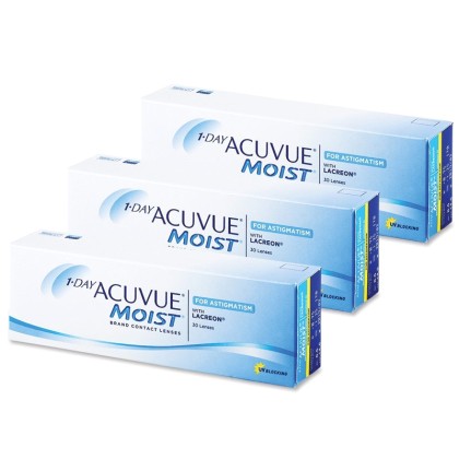 1 Day Acuvue Moist for Astigmatism (90 φακοί)