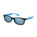 Kids sunglasses Alensa Sport Black Blue Mirror