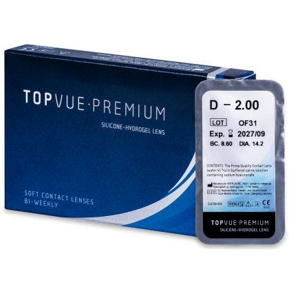 Topvue Premium Μυωπίας Δεκαπενθήμεροι 1pack