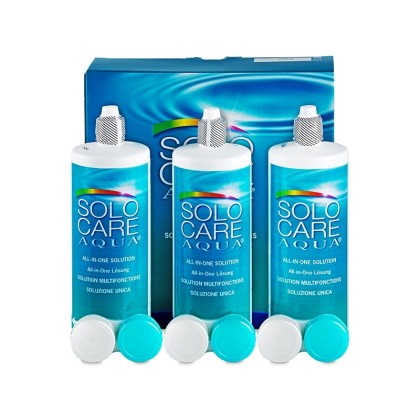 Υγρό SoloCare Aqua 3 x 360 ml
