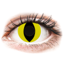 CRAZY LENS - Cat Eye Yellow - Ημερήσιοι φακοί Μη διοπτρικοί (2 φ