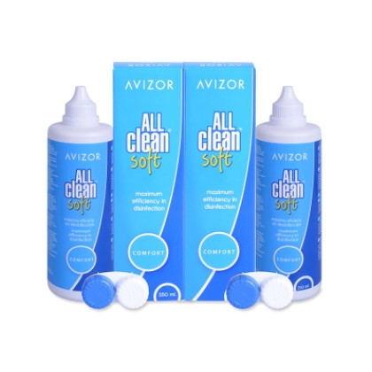Υγρό Avizor All Clean Soft 2 x 350 ml