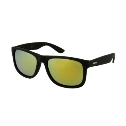Sunglasses Alensa Sport Black Gold Mirror