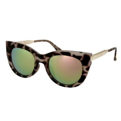 Sunglasses Alensa Cat Eye Havana Pink Mirror