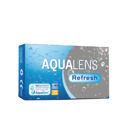 Aqualens Refresh Mηνιαίοι Φακοί Επαφής 3pack