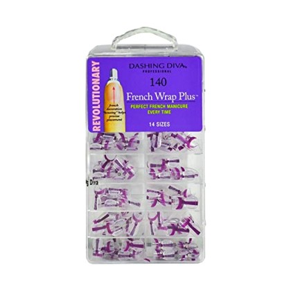 Dashing Diva French Wrap Plus, Thin Permanent Violet, 140 Count
