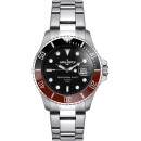 AQUADIVER 14584290 Water Master Stainless Steel Black Red 300M