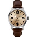 NAUTICA BFD102 Brown Leather Strap A12624G
