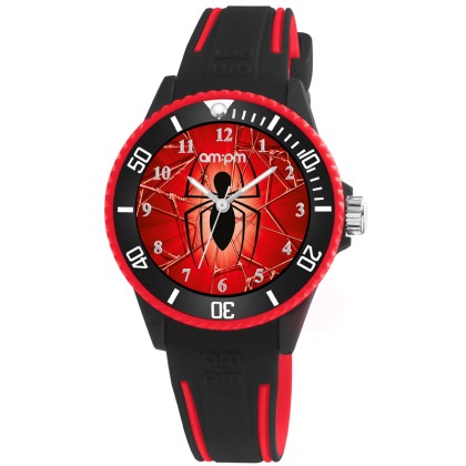 Ρολόι AM:PM MP187-U626 Marvel Spiderman με κόκκινο καντράν και μ
