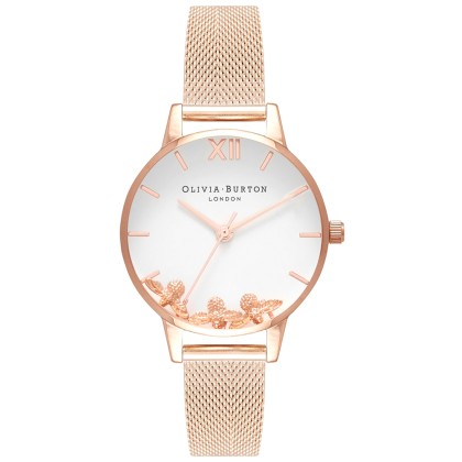 OLIVIA BURTON OB16CH01 Busy Bees Rose Gold Stainless Steel Brace