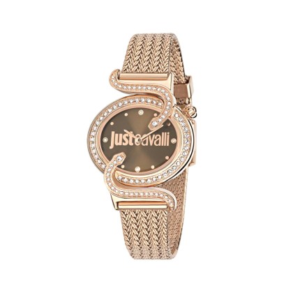 Just CAVALLI Sin Crystal R7253591506 Rose Gold Stainless Steel S