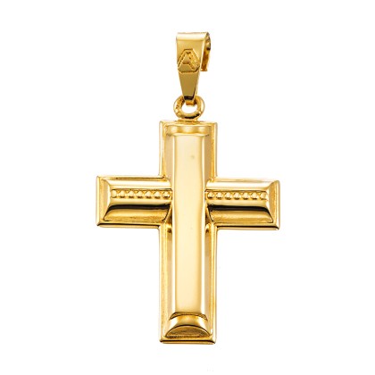 Xρυσός σταυρός 14 καρατίων ST226 Σταυρός χρυσός βάπτισης/αρραβών
