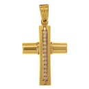 Χρυσός σταυρός 14 καρατίων TRIANTOS ST324TR6.5