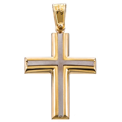 Σταυρός Χρυσός/Λευκόχρυσος Βάπτισης/Αρραβώνα ST461 Σταυρός βάπτι