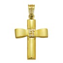 Χρυσός σταυρός 14 καρατίων για κορίτσι TRIANTOS ST750TRIAN45