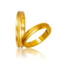 Χρυσή βέρα SX750DX Ανδρική/ Γυναικεία Βέρα για Γάμο και Αρραβώνα