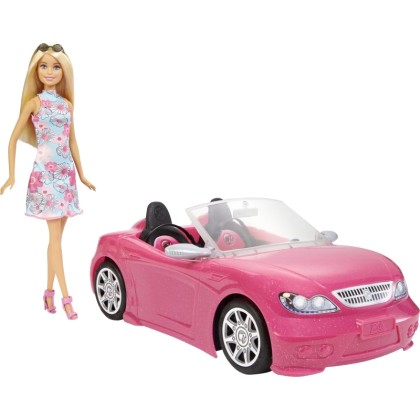 Barbie Glam Αυτοκίνητο & Κούκλα (FPR57)