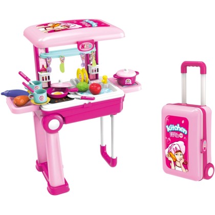 BW Σετ Κουζίνα Τρόλεϋ Little Chef 2 In 1 (008-921A)