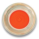 Πιάτο φρούτου stoneware πορτοκαλί Δ20.5cm Nava 10-099-002