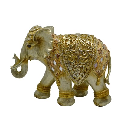 Διακοσμητικός Ελέφαντας 795659 22x9x17cm Gold Ankor Polyresin
