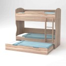 Κρεβάτι Κουκέτα Hostel Δρυς 203X93,2X185 cm TO-HOSTEL Μονό
