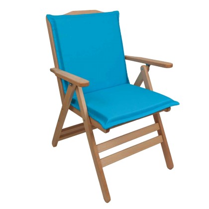 Μαξιλάρι Καρέκλας Με Πλάτη 50cm Be Comfy Turquoise 205