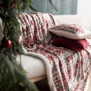 Χριστουγεννιάτικη Κουβέρτα Καναπέ Gofis Home 854