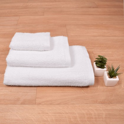 Πετσέτα Σώματος Λευκή (70x140) 600gr/m2