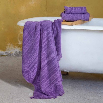 Πετσέτα Χεριών (30x50) Nima Bath Mindelo Mauve
