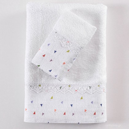 Παιδικές Πετσέτες (Σετ 3τμχ) Rythmos Confetti Grey ΣΥΣΚΕΥΑΣΙΑ ΣΑ
