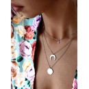 LAYER NECKLACE SILVER MOON