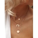 LAYER NECKLACE ROSE GOLD MOON