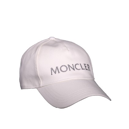 MONCLER Καπέλο jockey F10933B71410V0006 ΛΕΥΚΟ