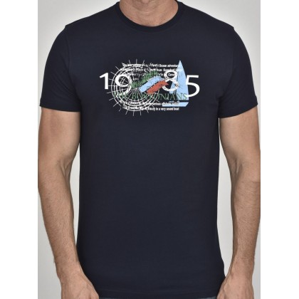THE BOSTONIANS Μπλούζα T-Shirt 3TS00100-B00166 ΜΠΛΕ