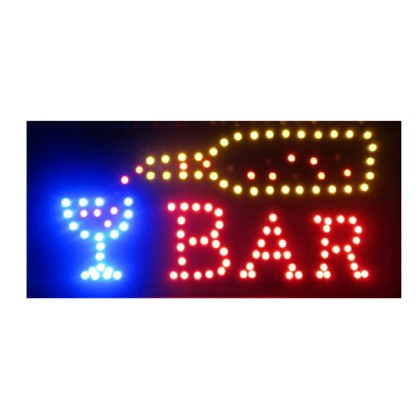 Φωτιζόμενη διαφημιστική πινακίδα LED ''BAR''-OEM