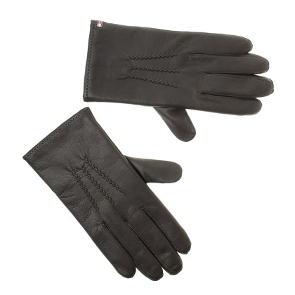 Δερμάτινα Ανδρικά Γάντια Tommy Hilfiger Bsic Leather Gloves ΑΜ02