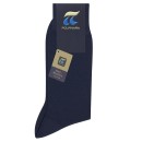 Κάλτσα ανδρική 100% Μερσεριζέ βαμβάκι μπλε ραφ Πουρνάρας P110-88