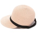 Γυναικείο Ψάθινο Καπέλο Jockey Σομόν