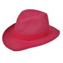 Γυναικείο Ψάθινο Καπέλο Καβουράκι Φουξ