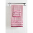 Πετσέτα προσώπου Art 3225 - 50 x 90 Ροζ Beauty Home