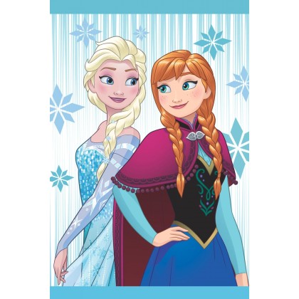 Πετσέτα Προσώπου Disney Dimcol Frozen 56 Σιέλ 40 x 60 cm
